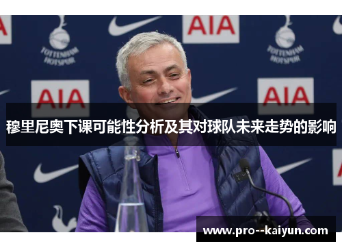 穆里尼奥下课可能性分析及其对球队未来走势的影响