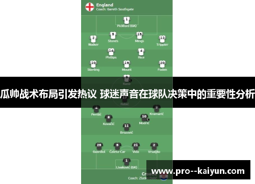 瓜帅战术布局引发热议 球迷声音在球队决策中的重要性分析 瓜帅战术布局引发热议 球迷声音在球队决策中的重要性分析